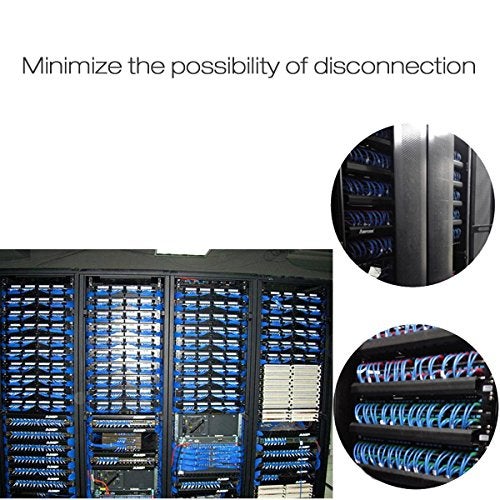 Lancher 19 Inch 1U Cable Management Horizontal Cable Rack Mount Manager with mounting Screws for Service Rack Cabinet 24 Slot Finger Duct with Cover - Image 3