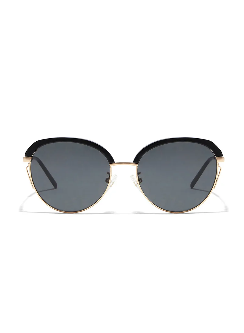 30Sundays Tulip,Women Sunglasses, Geometric Sunglasses, UV Protection: UV400 (Black,Black)
