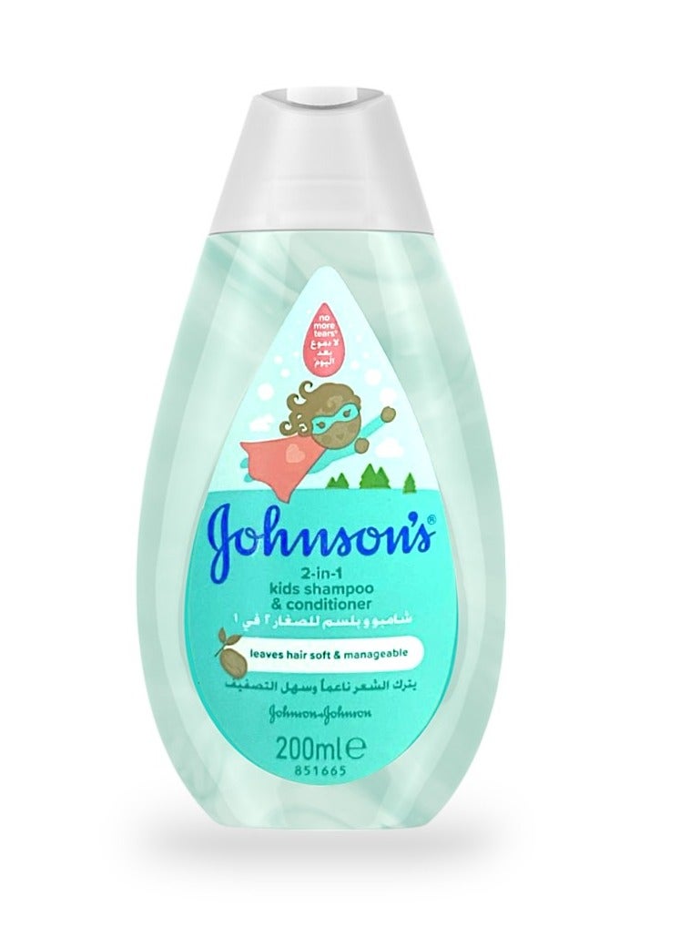 Johnson's 2 In 1 Kids Shampoo And Conditioner - Image 1