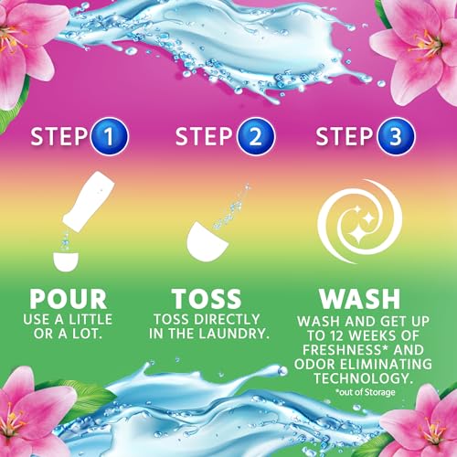 Purex Crystals In-Wash Scent Booster, Fabulously Fresh, 21 oz (Pack of 4), Long-Lasting Freshness & Odor Elimination Technology - Image 5