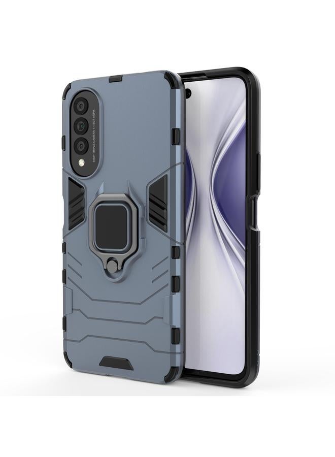 زبون جراب لهاتف Honor X20 SE من PC + جراب واقٍ مقاوم للصدمات من مادة TPU مع حامل حلقي مغناطيسي - Image 1