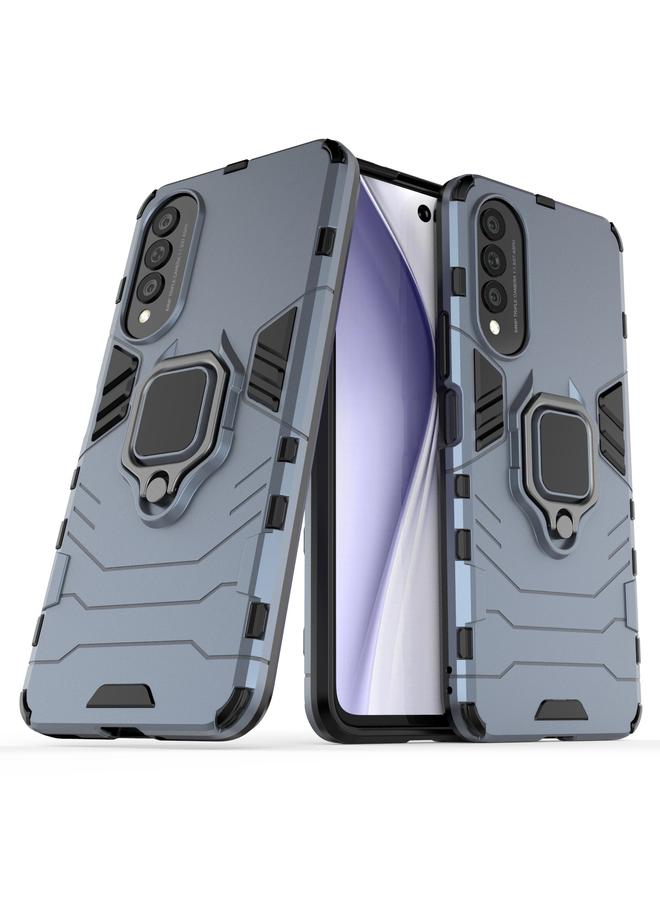 زبون جراب لهاتف Honor X20 SE من PC + جراب واقٍ مقاوم للصدمات من مادة TPU مع حامل حلقي مغناطيسي - Image 2