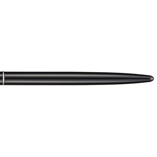 Wikult 5 Pieces Ballpoint Pen Set, Black Ink Slim Lightweight Smooth Writing Metal Pen, for Business Office Teacher Student Wedding Guest (Black) - Image 2