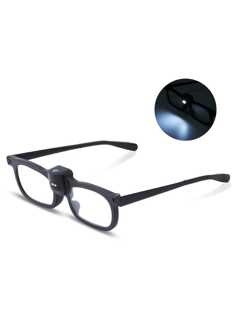 SYOSI Magnifying Glass with Light LED Lighted Magnifying Glasses Bright Sight Eyeglasses Vision for Women Men Hands Free for Close Work, Reading, Crafts, Hobbies, Jewelle and Painting - Image 1