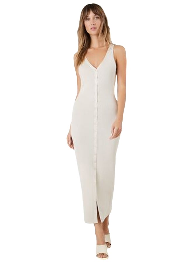 FOREVER 21 Button-Down Midi Sweater Dress - Image 1
