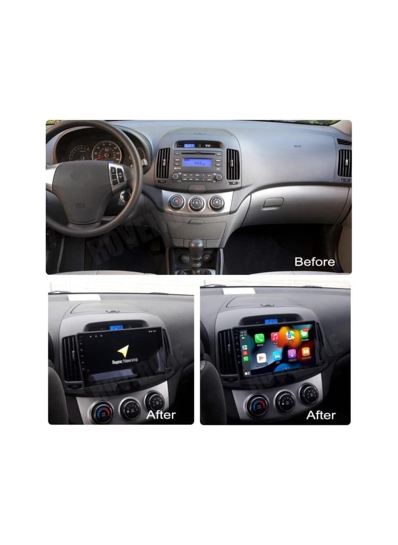 SHEZA STAR Android Car Stereo for Hyundai Elantra 2006 2007 2008 2009 2010 2011 2GB RAM 32GB ROM 9 Inch Support Apple Carplay, MirrorLink WiFi BT, IPS Touch Screen with Backup Camera Included - Image 1
