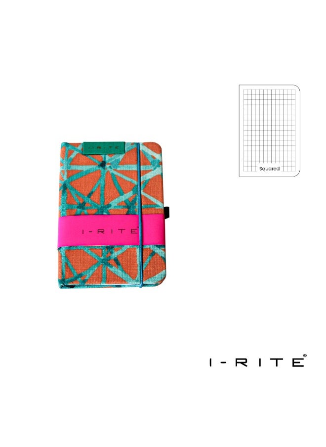Notebook دفتر ملاحظات I-RITE ذو غلاف صلب 9×14 سم مربع متعدد الألوان  - Image 1