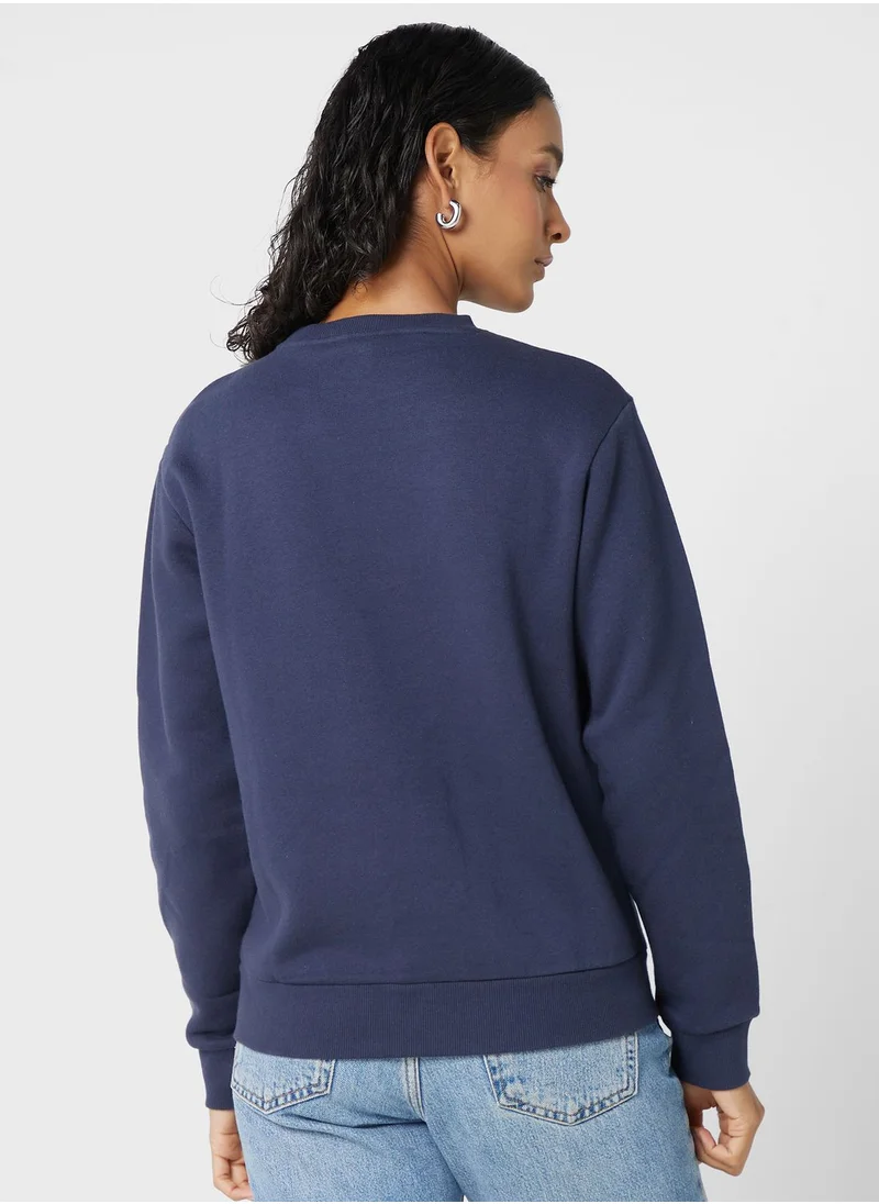 NAUTICA Graphic Crew Neck Sweatshirt