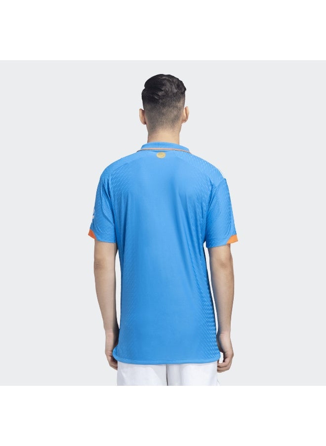 Adidas Adidas Indcri Odijsym Blue Cricket Jerseys For Men Xs  - Image 3
