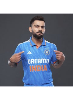 Adidas Adidas Indcri Odijsym Blue Cricket Jerseys For Men Xs  - Image 2
