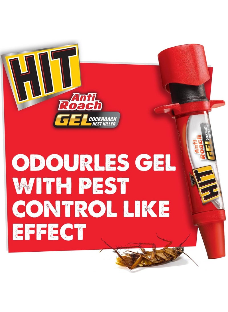 HIT - HIT Anti Roach Gel - Cockroach Killer (20g) | Kitchen Safe | Odourless | Fast and Convenient, Pack of 1 - Image 1