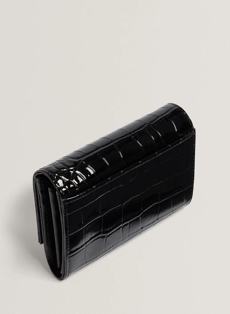 Ted Baker Valliaa Croc Effect Wallet