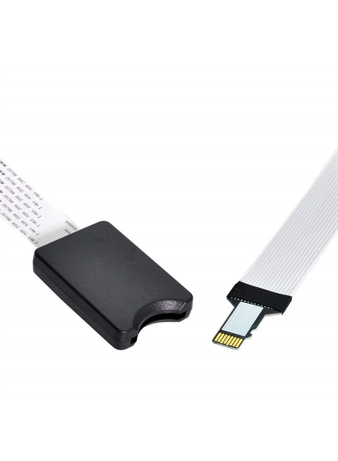 Chenyang CY Memory Card Kit Micro-SD TF Male to SD Female Extension Soft Flat FPC Cable Extender 25cm - Image 1