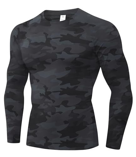 SPVISE Compression Long Sleeve Shirts for Men, Cool Dry Rash Guard Athletic Undershirt Gear T Shirt for Sports Gym Basketball - Image 1