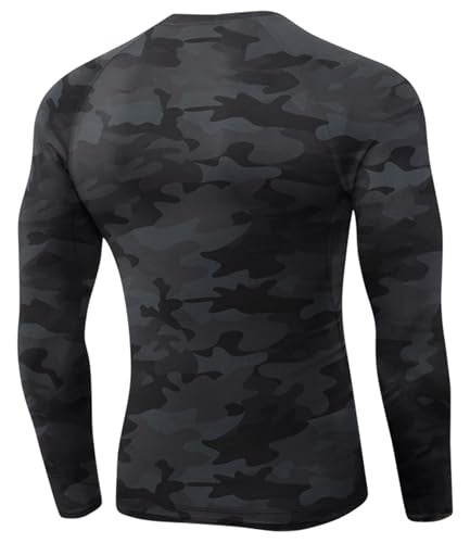 SPVISE Compression Long Sleeve Shirts for Men, Cool Dry Rash Guard Athletic Undershirt Gear T Shirt for Sports Gym Basketball - Image 2