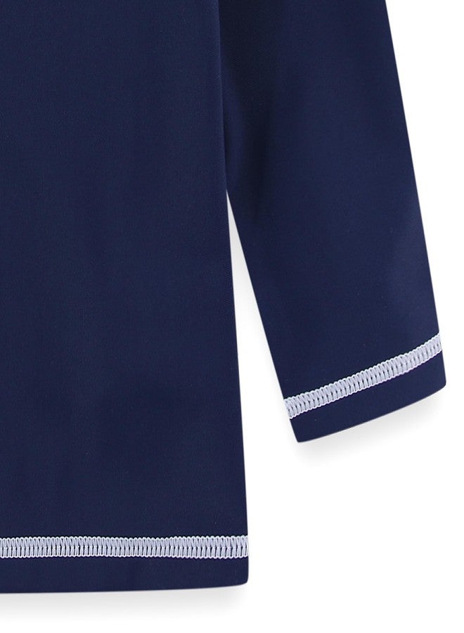 سبيري طقم ملابس سباحة للأطفال الرضع من سبيري، مكون من قطعتين: سروال سباحة وقميص سباحة، حماية من الشمس بدرجة 50+، لون أزرق - Image 5