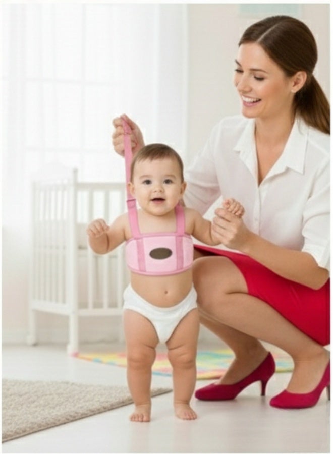 Adjustable Baby Walking Learning Belt with Safety Support Harness – Toddler Walking Trainer for 6–24 Months up to 15 kg – Lightweight Comfortable Design Reduces Falls and Back Strain – Soft Durable Materials for Indoor and Outdoor Daily Use - Image 3