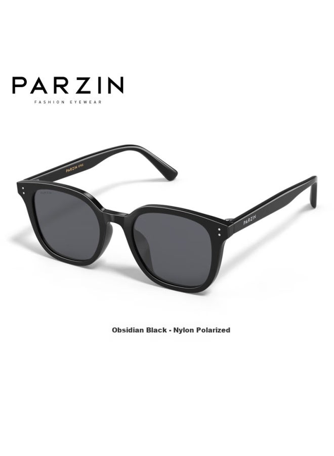 Parzin Polarized Sungl Street Snap Uni Fashion Blush Bare-faced Gl Sunscreen Driving Sungl 91639 - Image 2