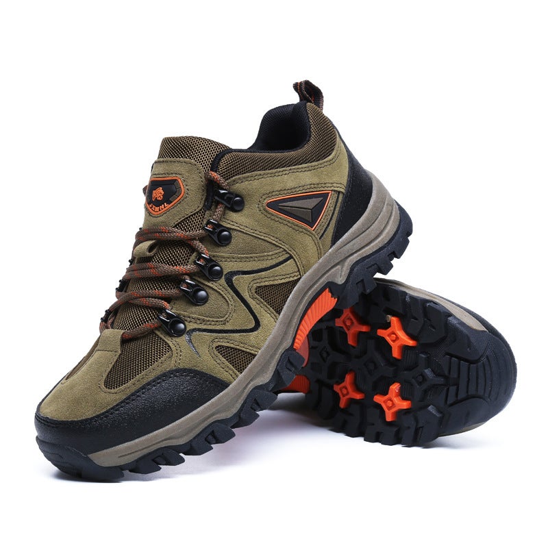 Men's Outdoor Hiking Shoes - Anti-Slip, Wear-Resistant, Lightweight & Shock-Absorbing for Trail and Mountain Climbing - Image 1