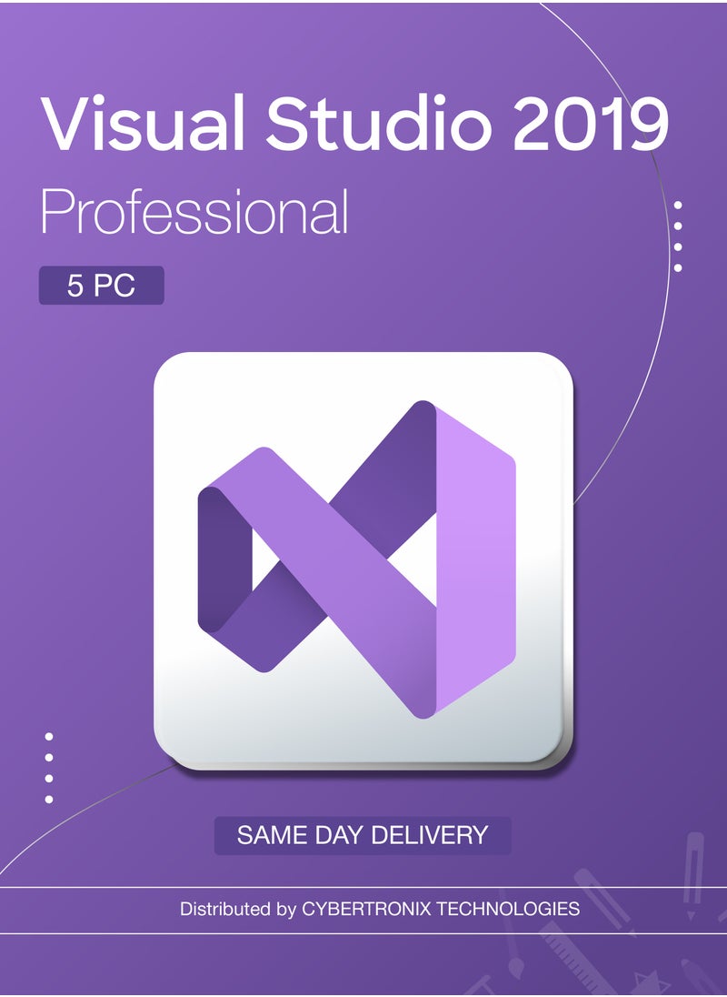 Office - Visual Studio 2019 Professional 5PC | Digital License | Same-Day Delivery - Image 1