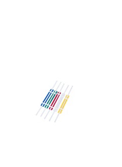 Deli 50-Piece Plastic File Fastener Multicolour  - Image 2