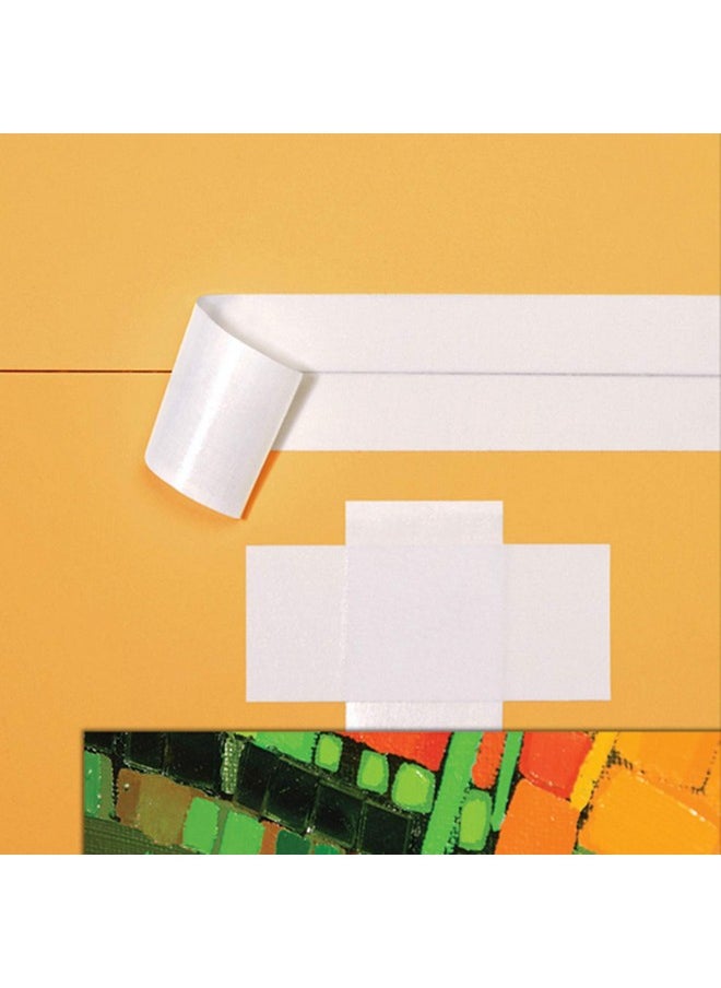 Lineco Selfadhesive Linen Hinging Tape Attaching Mats To Backboard Hinging Heavy Artwork Nonyellowing Strong Neutral Ph Acrylic Adhesive. Acidfree White Linen Cloth 1.25" X 12' Pack Of 1  - Image 3