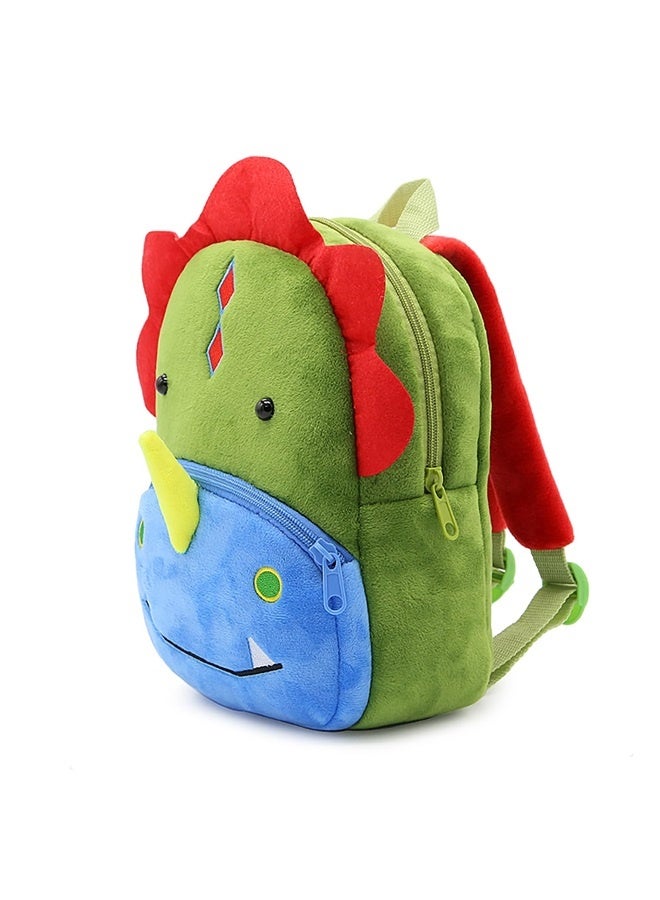 Toddler Backpack for Girls Boys Cute Cartoon Little Plush Baby Toy Bag (Toddler Backpack Dinosaur)  - Image 2