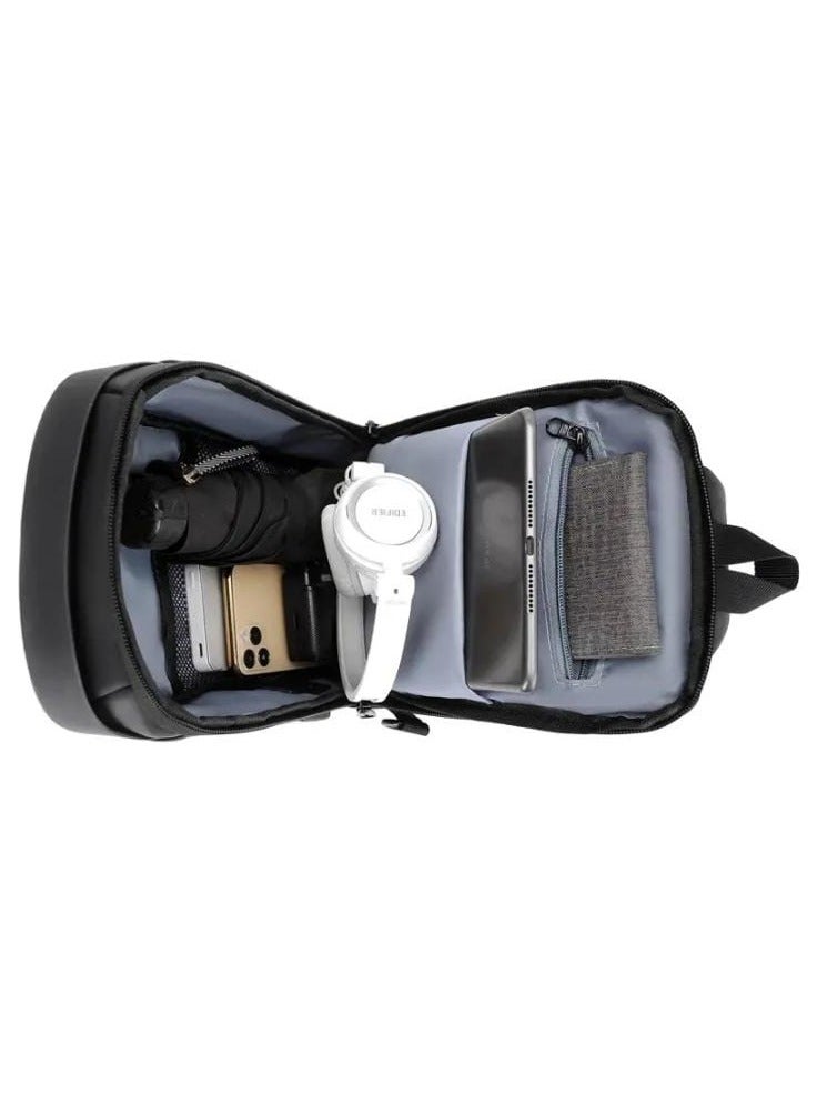 Stylish  Men' Shoulder Bag Multi-layer Men Shoulder Backpack for Business Travel - Image 3
