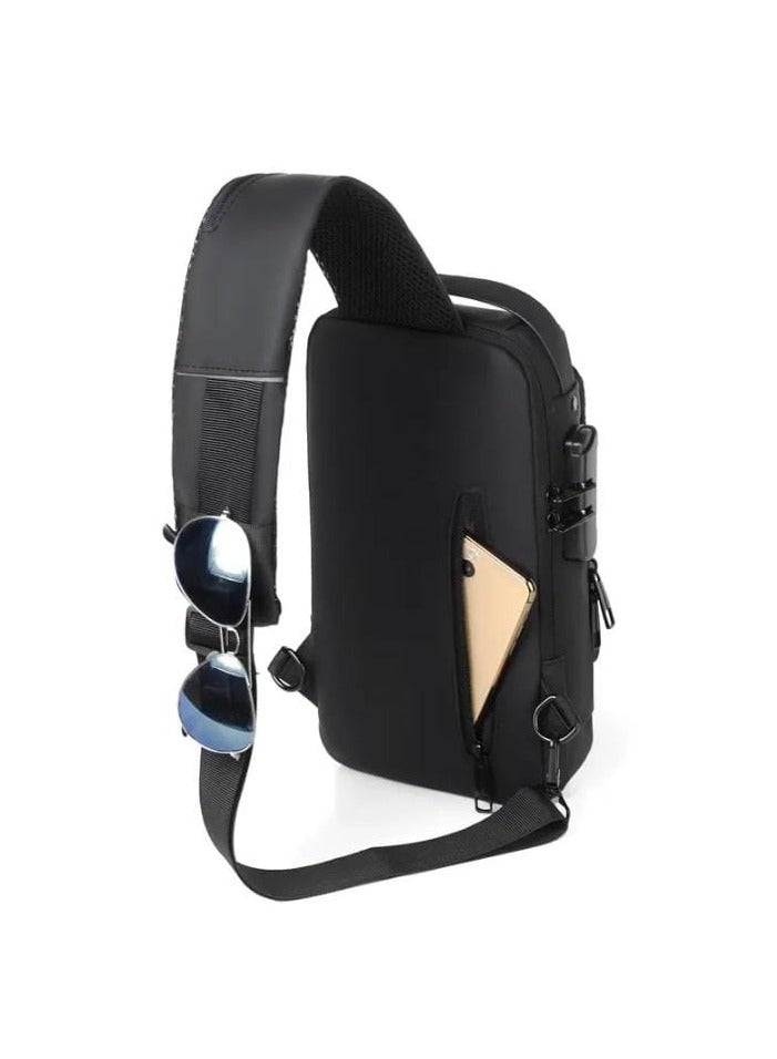 Stylish  Men' Shoulder Bag Multi-layer Men Shoulder Backpack for Business Travel - Image 2