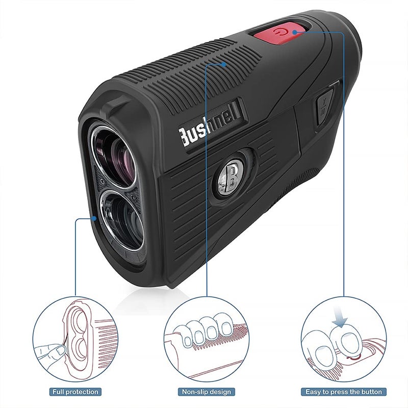 TUSITA Silicone Case Compatible with Bushnell Tour V5 Slope Shift Laser Golf Rangefinder - Black - Image 5
