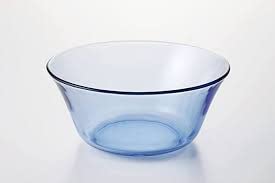 KIDZYMON Mixing Bowl Transparent Glass Large Size Capacity 1600 ml I Large Glass Bowl Toughened Transparent Glass Bowl I Size 23 CM Diameter - Image 3