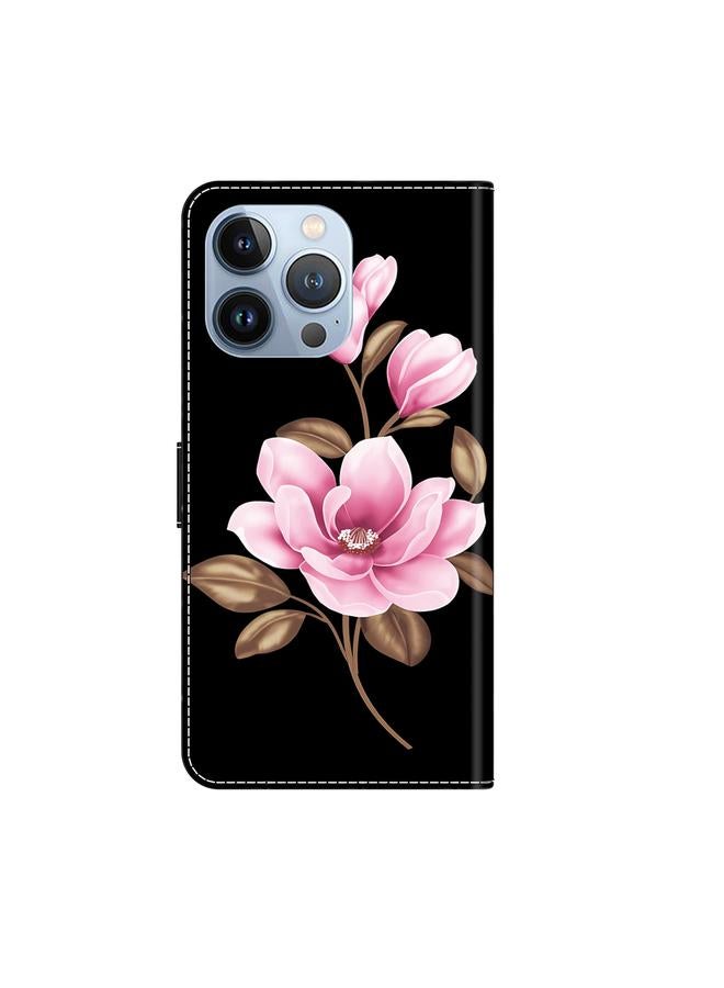 S-TOP Case For iPhone 14 Pro Max Fresh Painted Leather Phone Case - Image 3