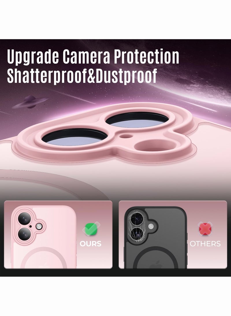 SOKAD MagSafe Matte Pink Case for iPhone 17, Full Camera Protection - Image 3