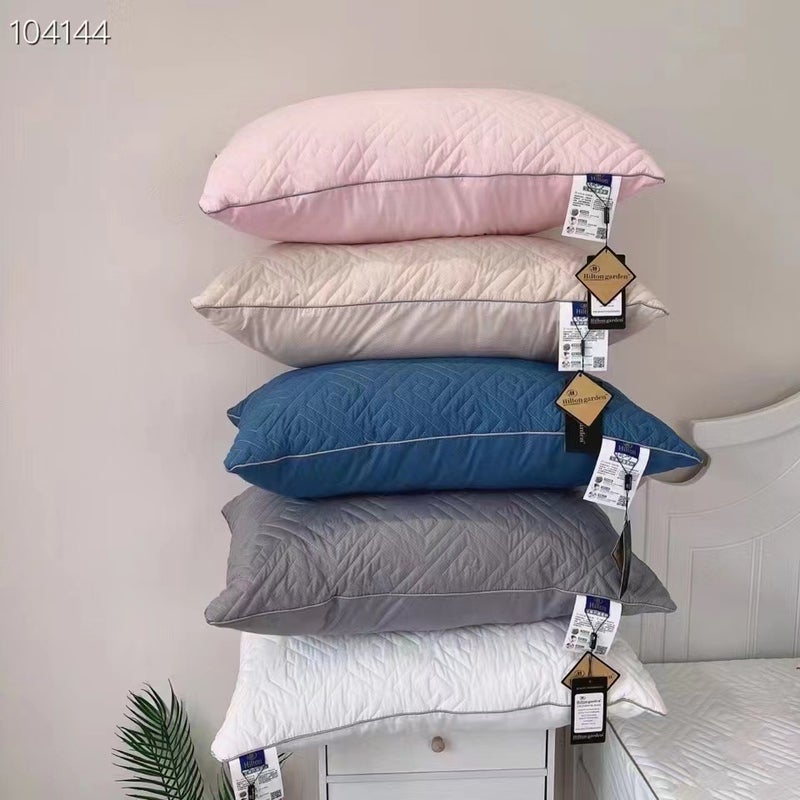 Factory Hilton Wormwood Fiber Pillow Live Micro-Business Explosions El Special Soft High Rebound Pillow Core - Image 2