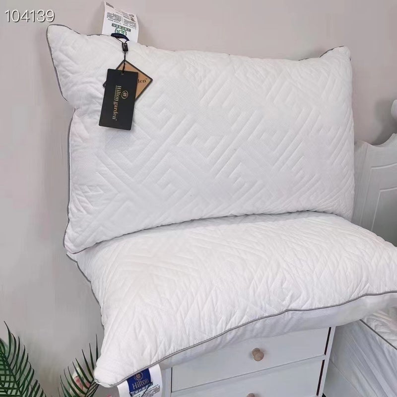 Factory Hilton Wormwood Fiber Pillow Live Micro-Business Explosions El Special Soft High Rebound Pillow Core - Image 1