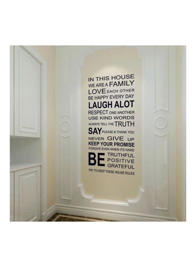 NIBEMINENT Waterproof Wall Sticker Black 60x90centimeter - Image 3