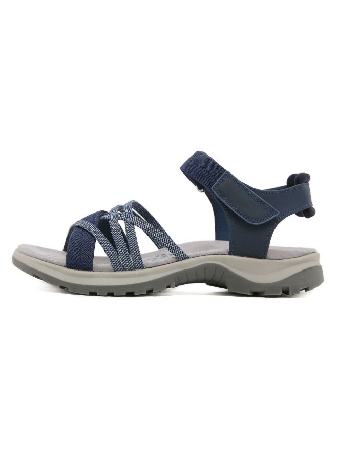 NIBEMINENT Bohemian Flat Sandals Open Toe Walking Shoes Comfortable Casual Summer Beach Sandals Women Casual Sandalias  - Image 1