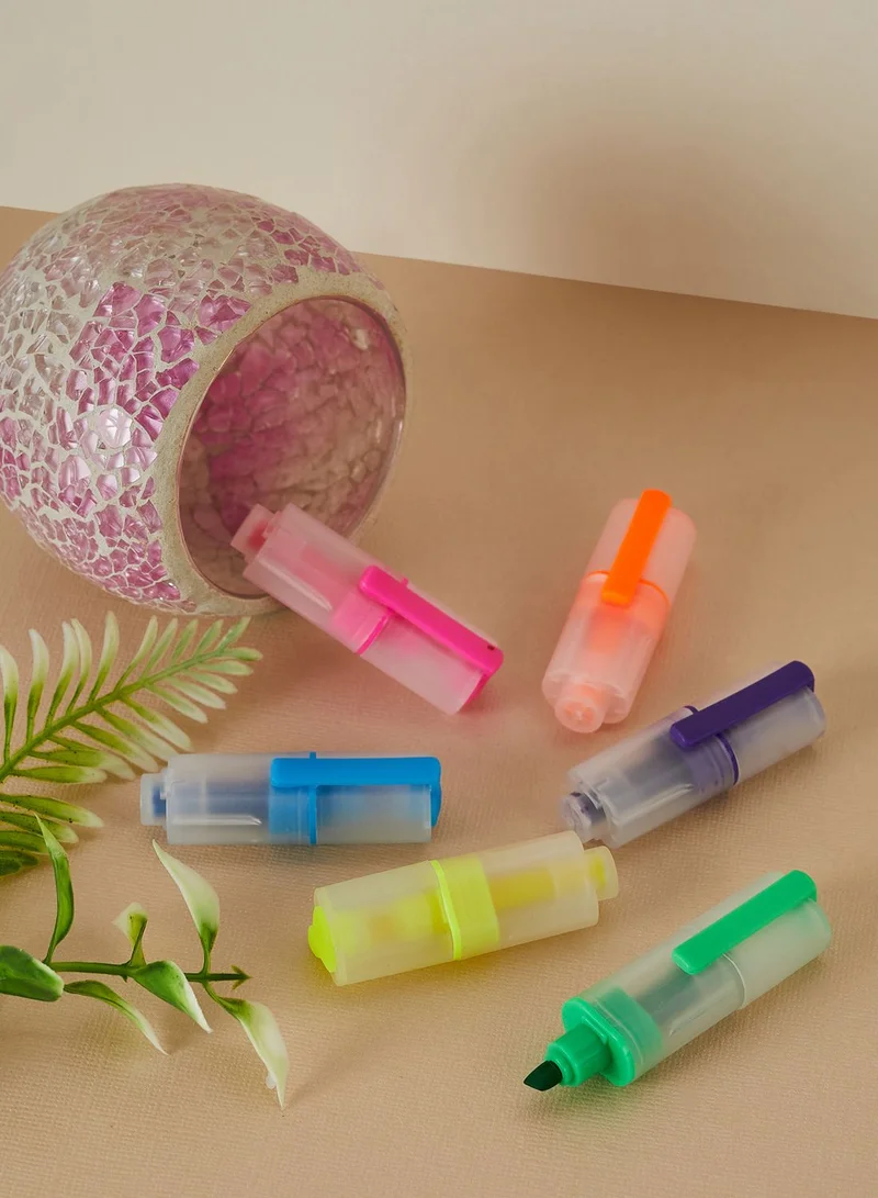 Hema Set Of 6 Mini Highlighters