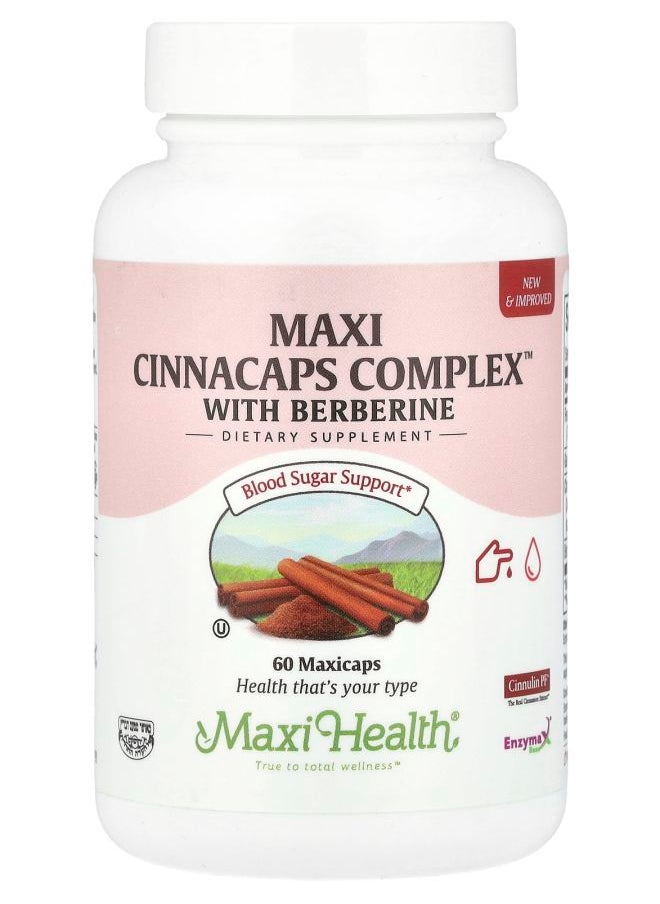 Maxi Health Maxi Cinnacaps Complex™ With Berberine 60 Maxicaps 