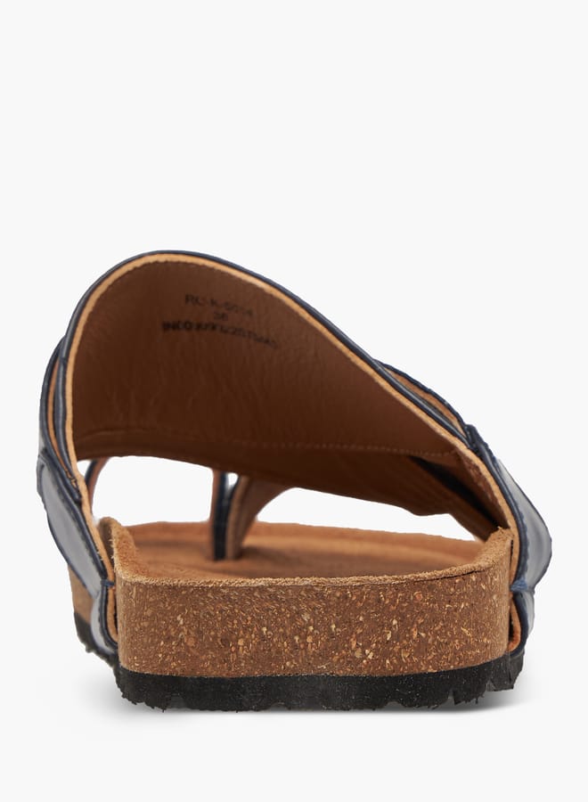 Al Waha صنادل عربية للأولاد بتصميم محبوك مع حلقة للإصبع - Image 3