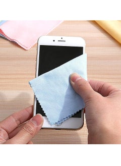 Oasisgalore 100pcs Microfiber Cleaning Cloth for Camera Lens, Glasses, Phone, Laptop，Colorful  - Image 3