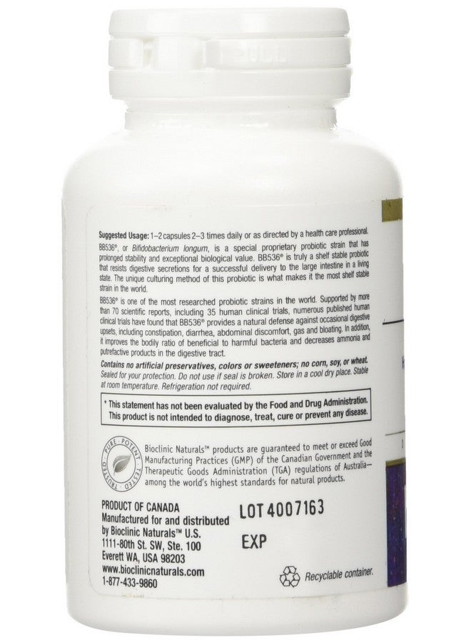 بيو كلينيك بروبيوتيك برو بي بي 536 60 كبسولة نباتية - Image 2