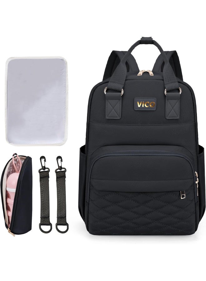 VICO Diaper Bag Backpack - Multifunction Travel Back Pack - Image 1