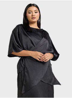 Ella Plus Blouse With Asymmetric Hem  - Image 1
