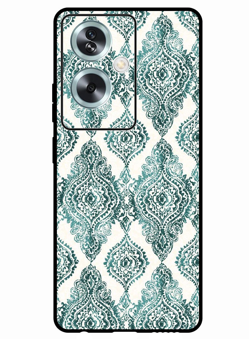 Theodor Protective Case Anti Scratch Shock Proof Bumper Cover For Oppo A2 Green Pattern - Image 1