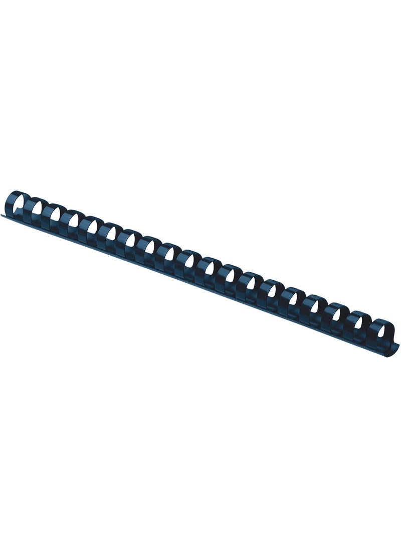 Fellowes فيلوز 52501، مشابك بلاستيكية - ظهر دائري، 1/2"، عبوة 100، أزرق داكن - Image 2