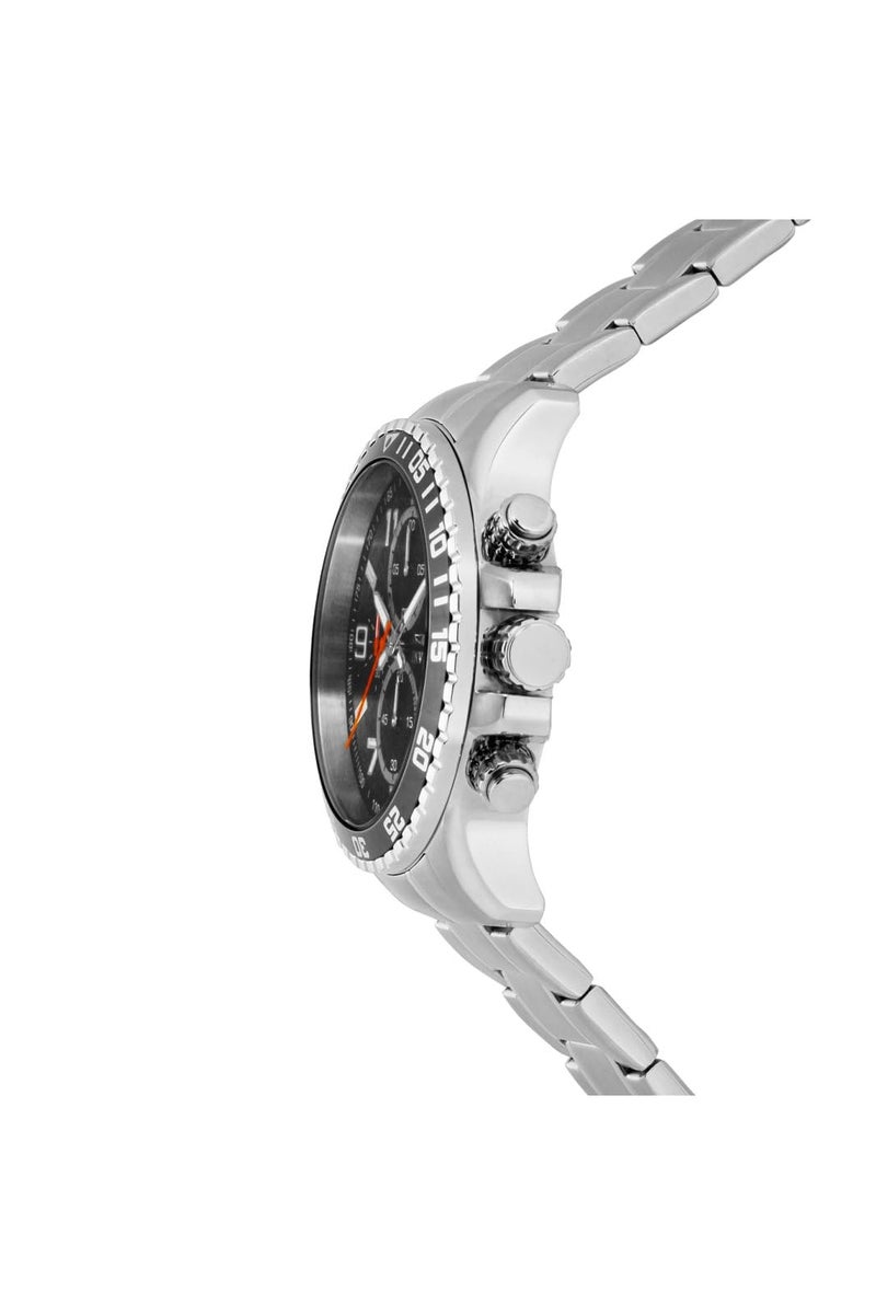 Invicta ساعة إنفيكتا للرجال 14875 كرونوغراف خاص بقرص أسود مزخرف من الفولاذ المقاوم للصدأ - Image 3