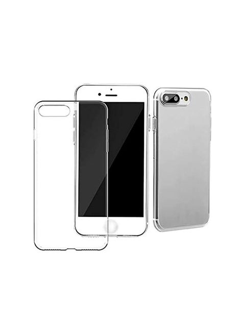 hone Case Compatible for Apple iPhone 8 Plus and iPhone 7 Plus 5.5 Inch, Crystal Clear Ultra Slim Cases Soft TPU Cover Full Protective Bumper