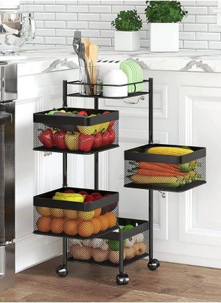 Black 4-Tier