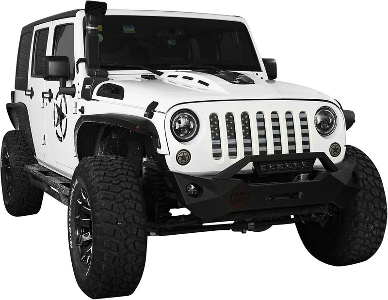 Hooke Road Grille Inserts LED-BlackOut for Jeep Wrangler JK & Unlimited - Image 3